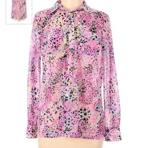 Dana Buchman women’s pink and purple blouse